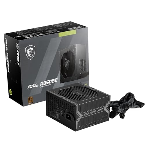 MSI MAG A650BE Gaming Power Supply Review UK 2026