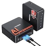 GEEKOM [2026 AI Superpowers IT13MAX Mini PC Windows 11 Pro,with Ultra 9-185H(Up to 5.1GHz),16GB RAM(Up to 96GB)& 1TB SSD, 4K@120Hz Quad Display/Dual USB4/8×USB/ WiFi7/Dual LAN for Gaming/Video Editing