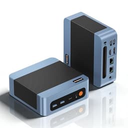 BOSGAME E5 Mini PC Windows 11 Pro, Ryzen 5300U (Beats 4300U, Up to 3.8GHz), 16GB DDR4 RAM 512GB SSD Mini Desktop PC, Triple 4K Display, Dual 2.5G LAN, WiFi 5, BT5.0, Mini Computer for Home, Office