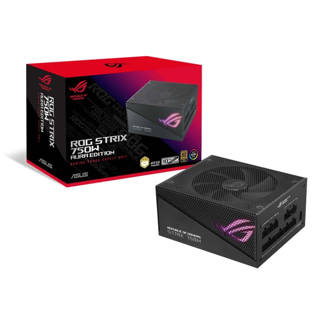 ASUS ROG Strix 750W Gold Aura Edition (Fully Modular Powe...