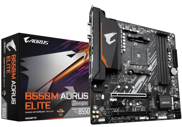 Gigabyte B550M AORUS ELITE Review: Solid Micro-ATX B550 for Ryzen 5000 Builds