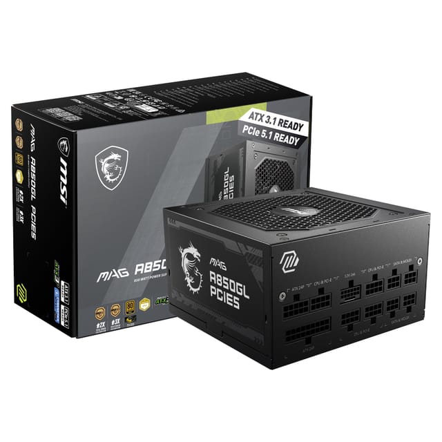 MSI MAG 850W Gold PSU Review: PCIe 5.0 Ready