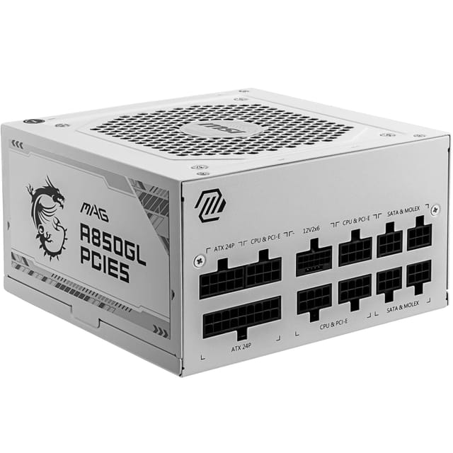 MSI MAG A850GL PCIE5 WHITE Review UK (2026) - Tested & Rated