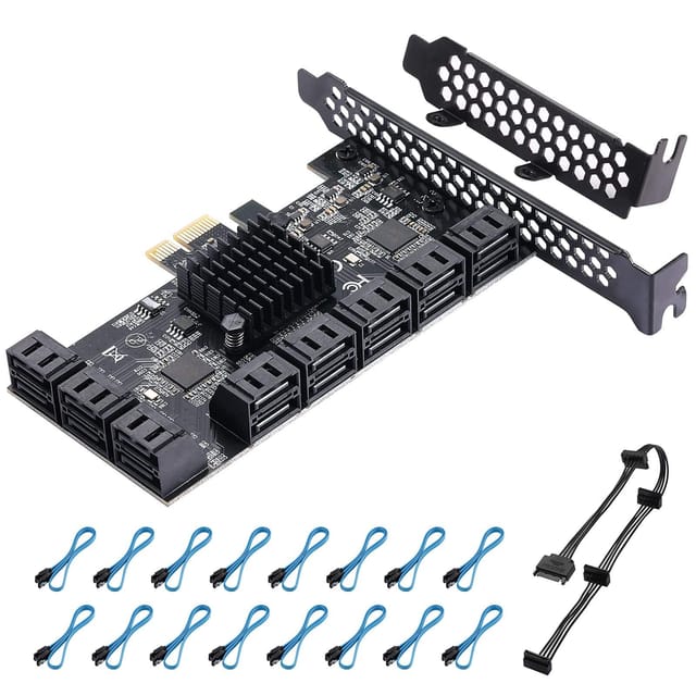 YBBOTT 16-Port PCIe SATA Expansion Card Review UK 2026