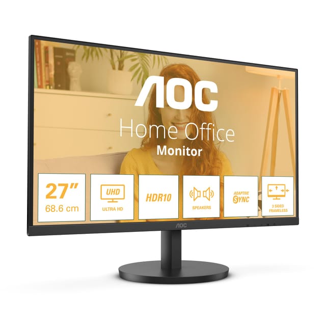 AOC U27B3A 27 Inch UHD 4K IPS Monitor Review UK (2026) - Tested & Calibrated