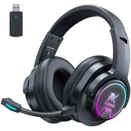 Krysenix PG3 2.4GHz Wireless Gaming Headset for PS5, PS4, PC, Mac, Switch - LED Light, Bluetooth 5.4 Gaming Headphone with Noise Canceling Mic, 48H Battery Gaming Headset, 7.1 Surround Sound