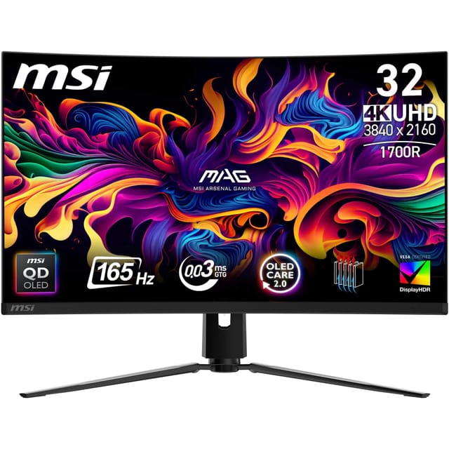 MSI MAG 321CUP QD-OLED 32 Inch Review UK 2026