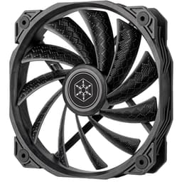 SilverStone Technology SilverStone SST-SF160 Shark Force Power Amplified 160 mm PWM Fan, Black