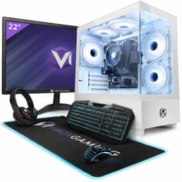 Vibox VI-124 Gaming PC Bundle • AMD Ryzen 3 3200G 4.0GHz • Radeon Vega 8 • 16GB RAM • 1TB SSD • Windows 11 • 22" Monitor • WiFi