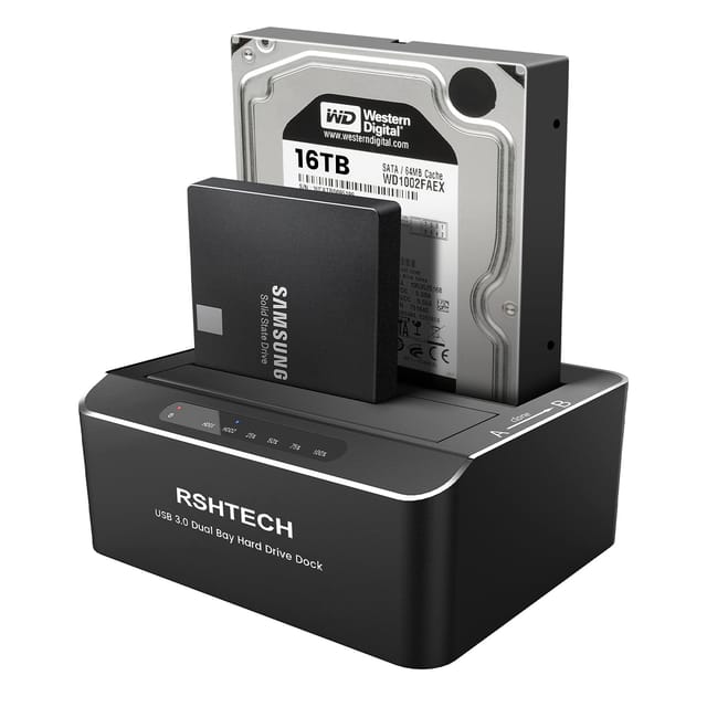 RSHTECH Hard Drive Docking Station Review UK (2026) - Tested