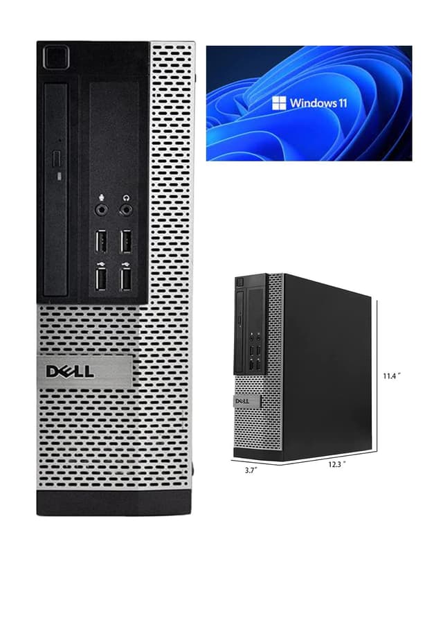 Dell Window 11 Pro Optiplex Core i5 Series Desktop Small...
